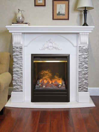 Электрокамин 3D очаг, RealFlame, Athena GR STD/EUG/25/25,5 WT, 3D Olympic