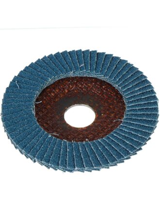 Круг лепестковый торцевой КЛТ1 для УШМ, LugaAbrasiv, диаметр 115 мм, посадочный диаметр 22 мм, зернистость ZK40, шлифовальный