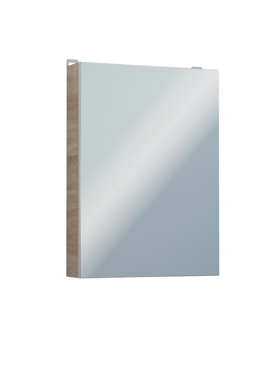 Зеркало-шкаф дуб Бордолино, 47х14.4х65 см, прямоугольное, ЯМебель, Арива 50, 00-00011752