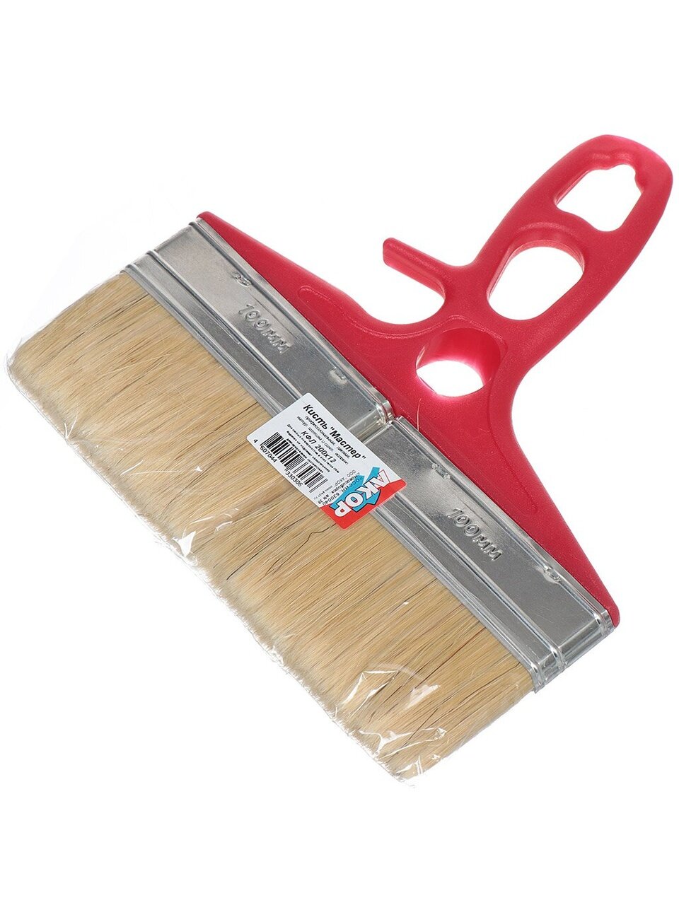 Кисть флейцевая, Акор, Мастер, 12х200 мм, смешанная щетина, рукоятка пластик, 150 12 200