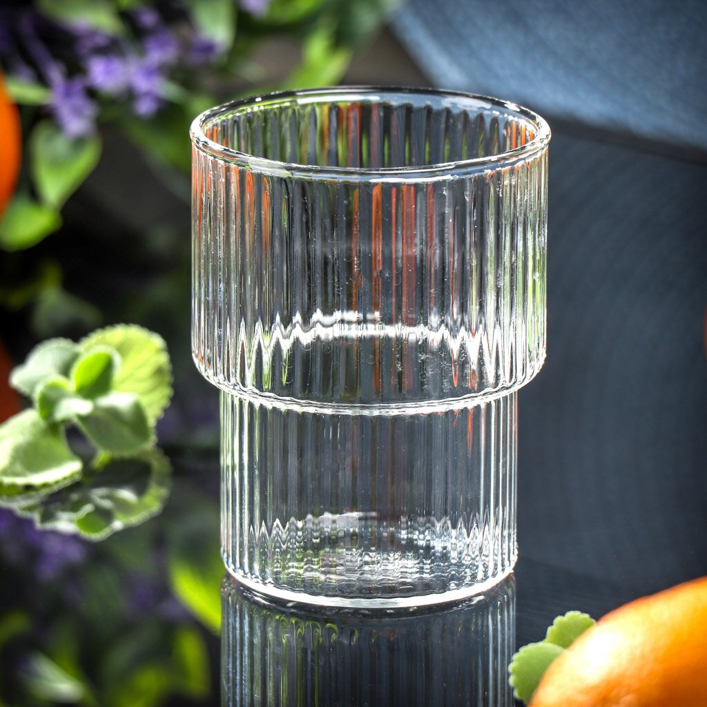 Стакан 330 мл, стекло, Грани, Y4-8302 набор для виски 1 перс 5 пр в коробке стакан кубики подставка стекло мрамор сланец bar