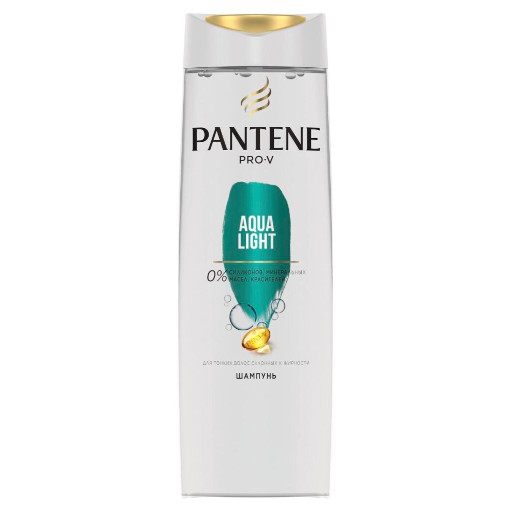 Шампунь Pantene Pro-V, Aqua Light, для тонких волос, 250 мл краска для волос nature kb00532 5 32 botanique light golden pearl brown 60 мл