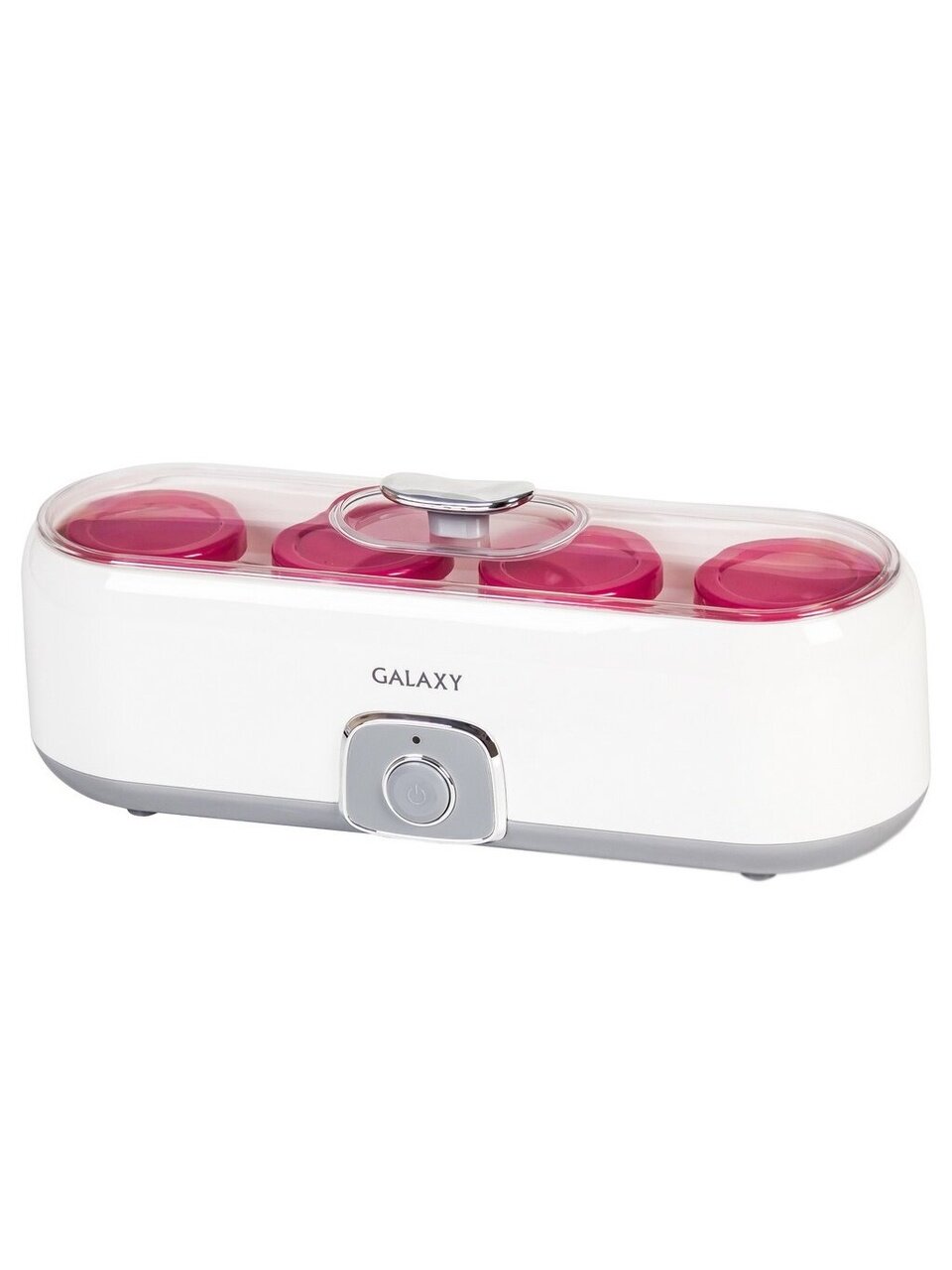 Йогуртница Galaxy Line, GL 2696, 20 Вт, 0.72 л, 4 емкости, с крышками, гл2696