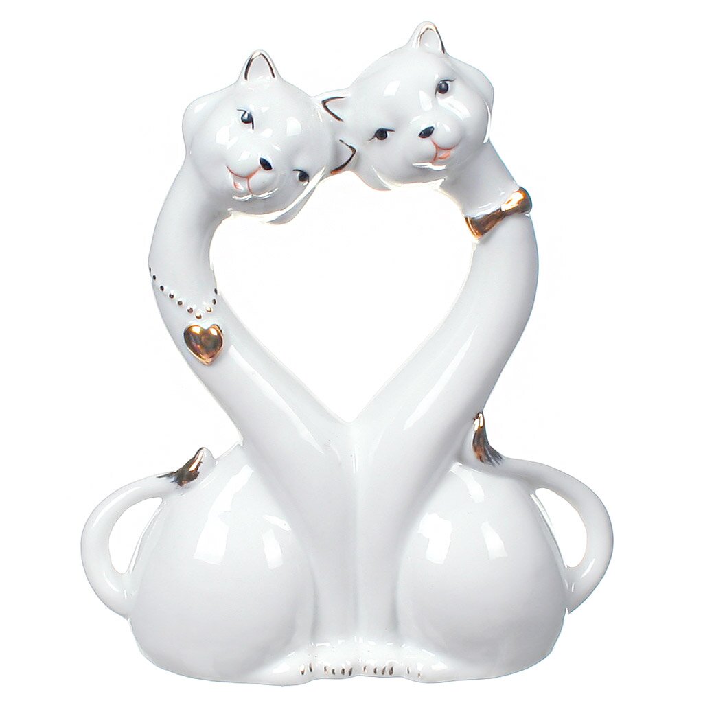 Фигурка декоративная Кот и кошка, 20 см, 554-061