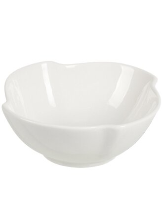 Салатник фарфор, фигурный, 15х6 см, 0.4 л, Маршмеллоу, Nouvelle Home, 0530123