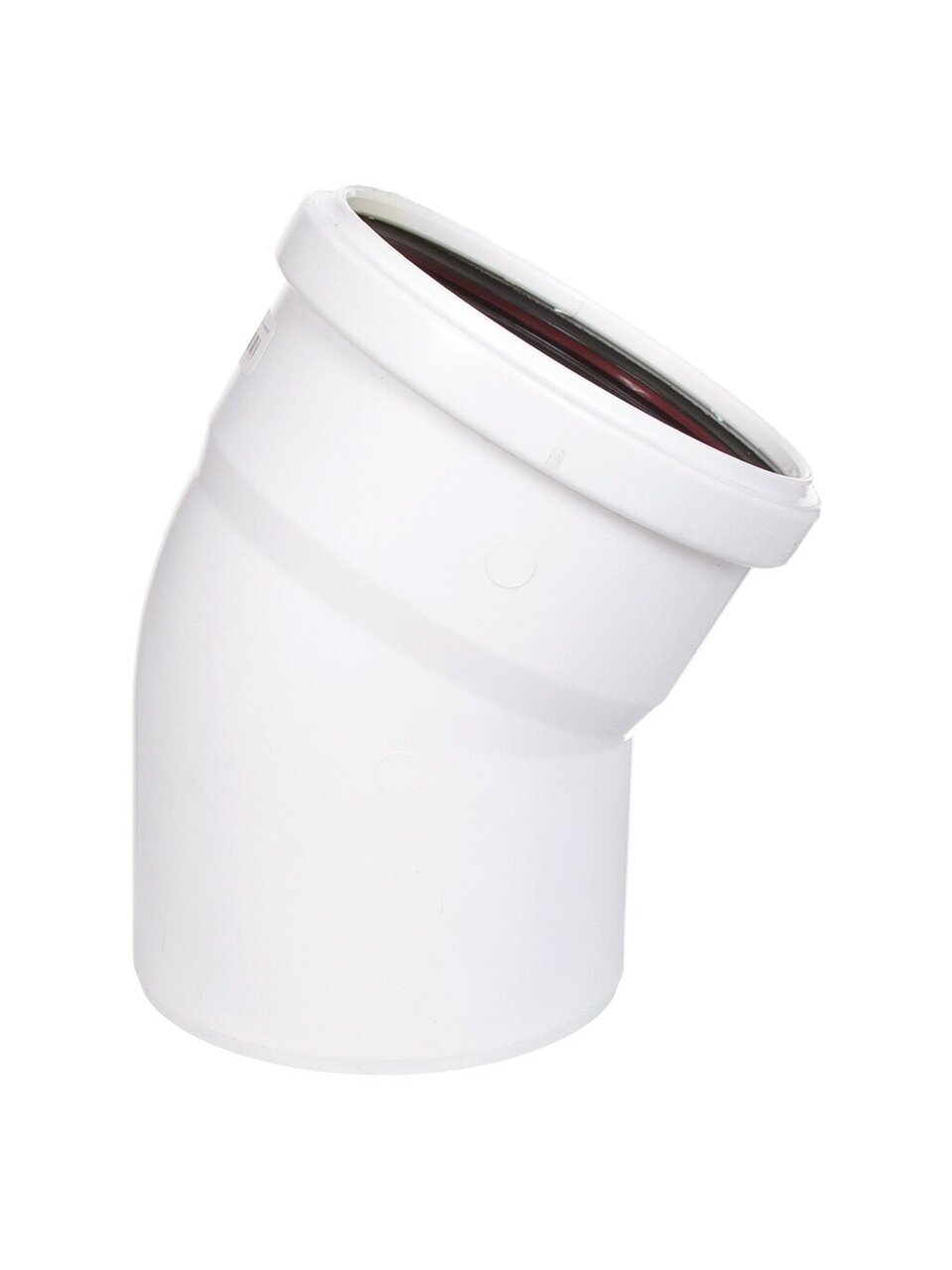 Уголок канализационный 110 мм, 30 °, РосТурПласт, белый, 24554