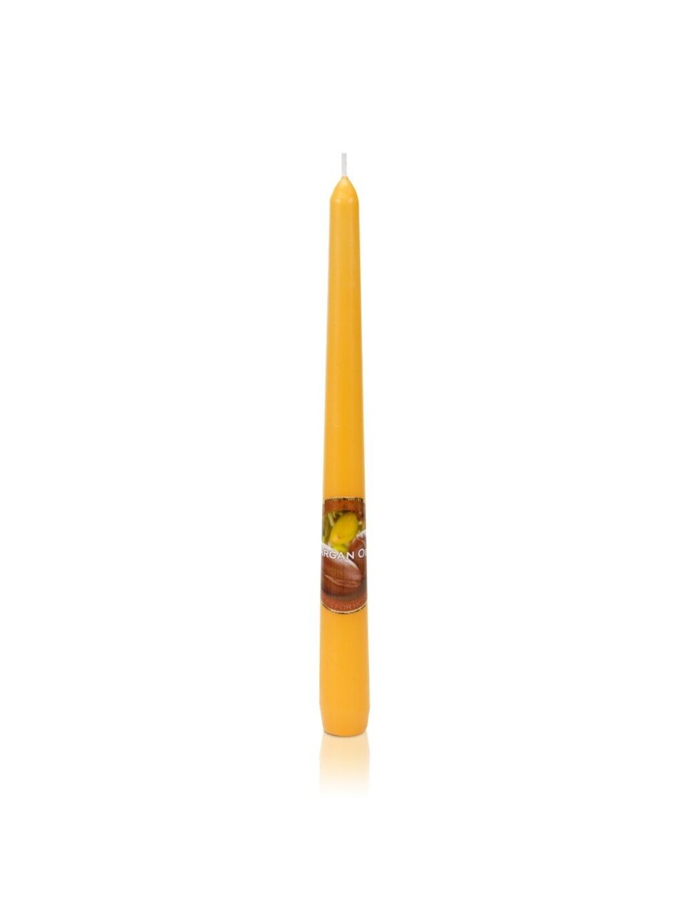 Свеча декоративная, 25х2.1 см, стержень, Bartek Candles, Аргановое масло