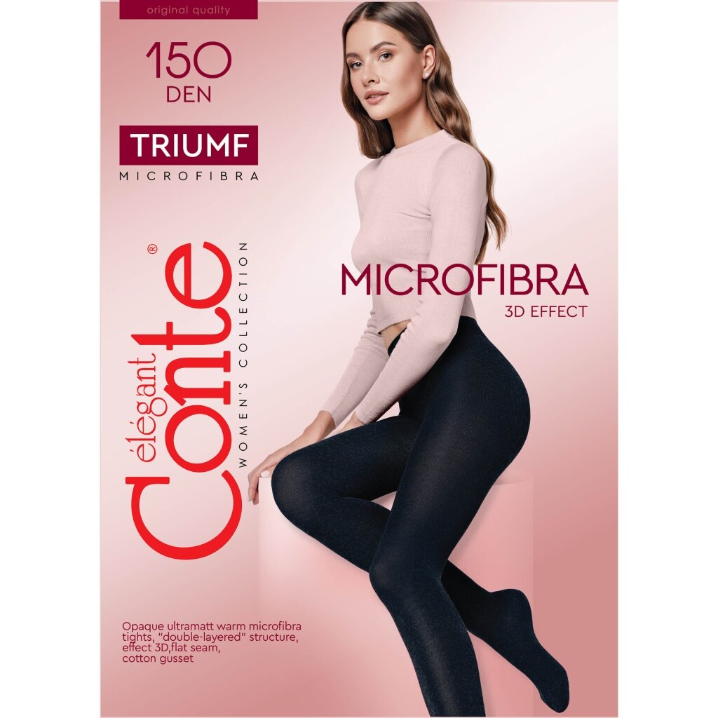 Колготки Conte, Triumf, 150 DEN, р. 5, nero