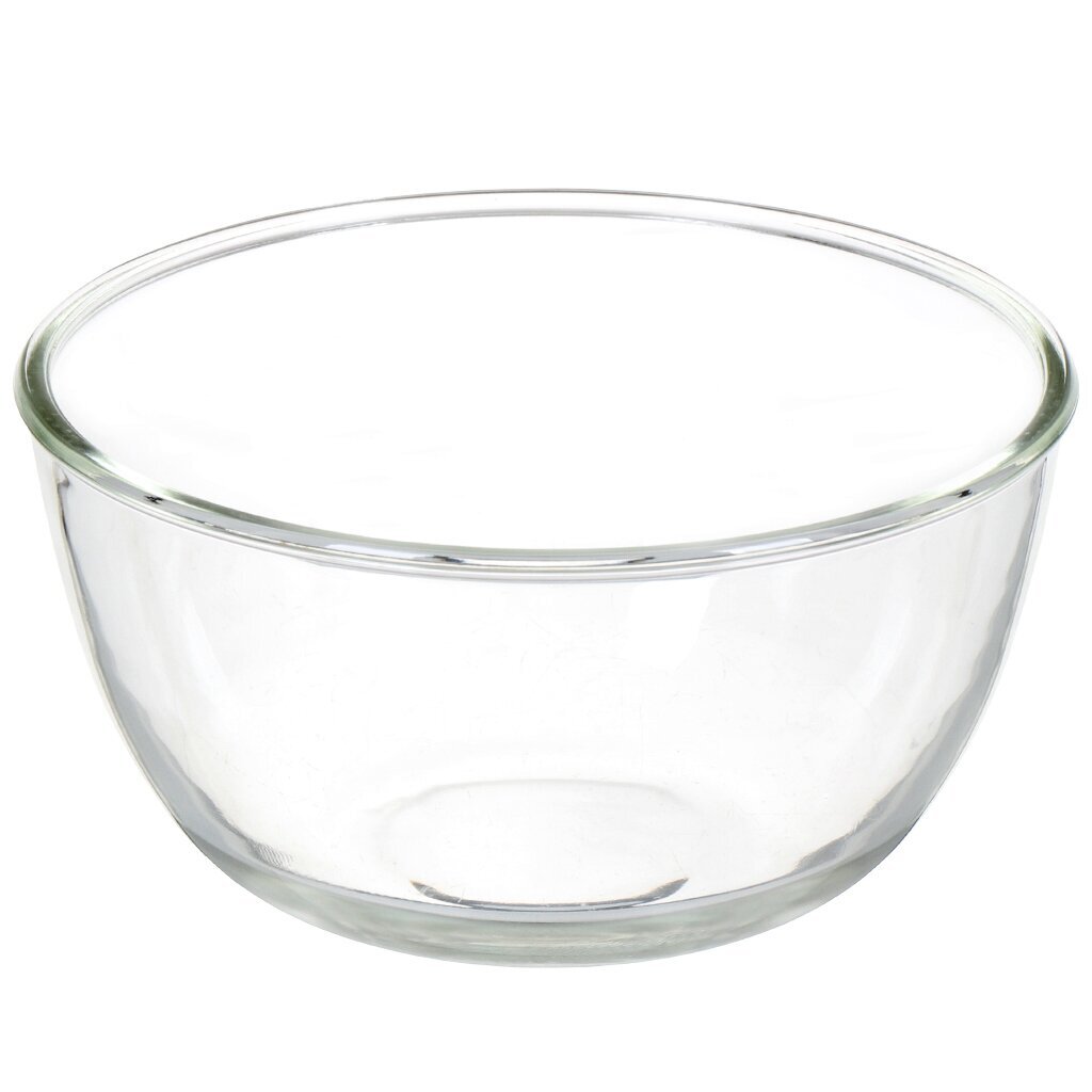 Салатник жаропрочное стекло, круглый, 20.3х10.5 см, 2 л, Daniks, HSW200, прозрачный