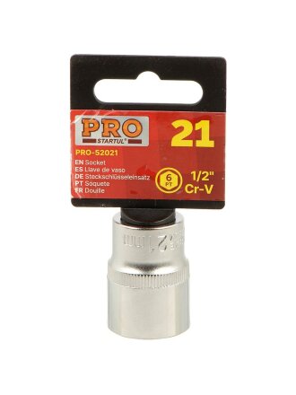 Головка торцевая 6-гранная, 1/2", 21 мм, Startul, PRO-52021