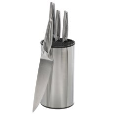 Набор ножей 4 предмета, 33, 33, 24.5 и 20.5 см, нержавеющая сталь, с подставкой, пластик, Apollo, Swift , SWF-41