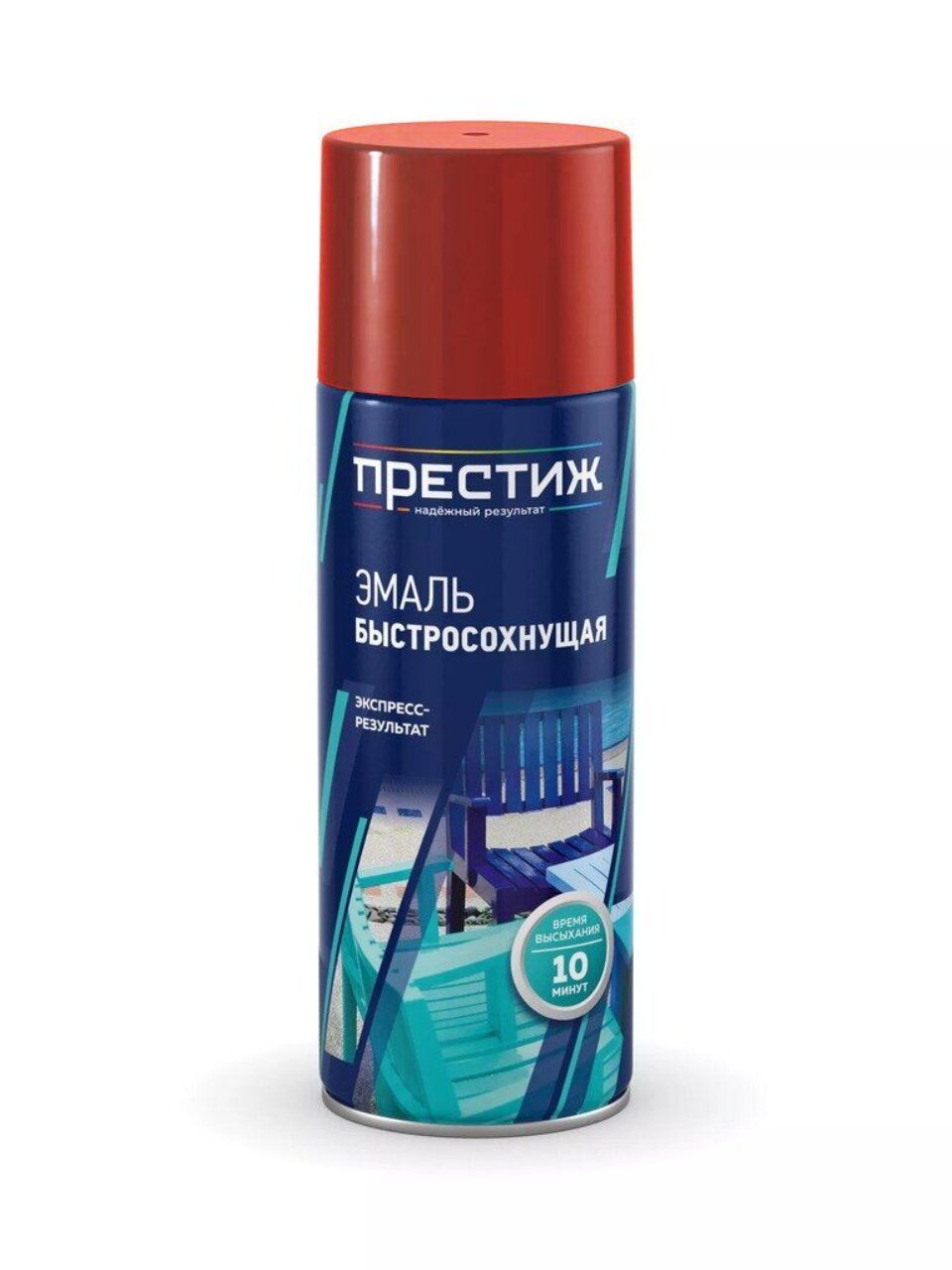 Эмаль аэрозольная, Престиж, универсальная, быстросохнущая, акриловая, полуглянцевая, вишневая, 520 мл
