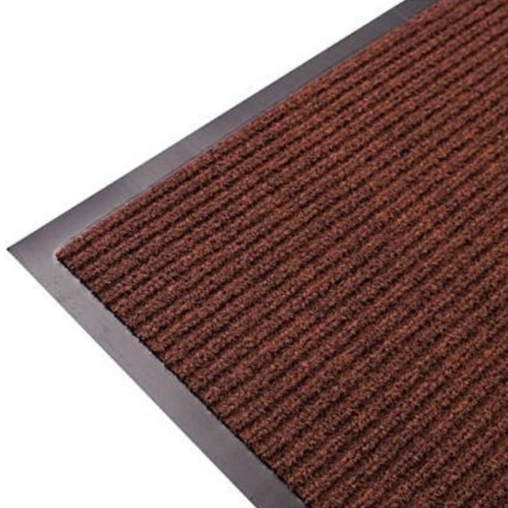 Коврик грязезащитный, 120х1500 см, прямоугольный, резина, с ковролином, коричневый, Floor mat, ComeForte, XTL-9002 коврик грязезащитный полиэстер резина inspire viking 50x75 см коричневый