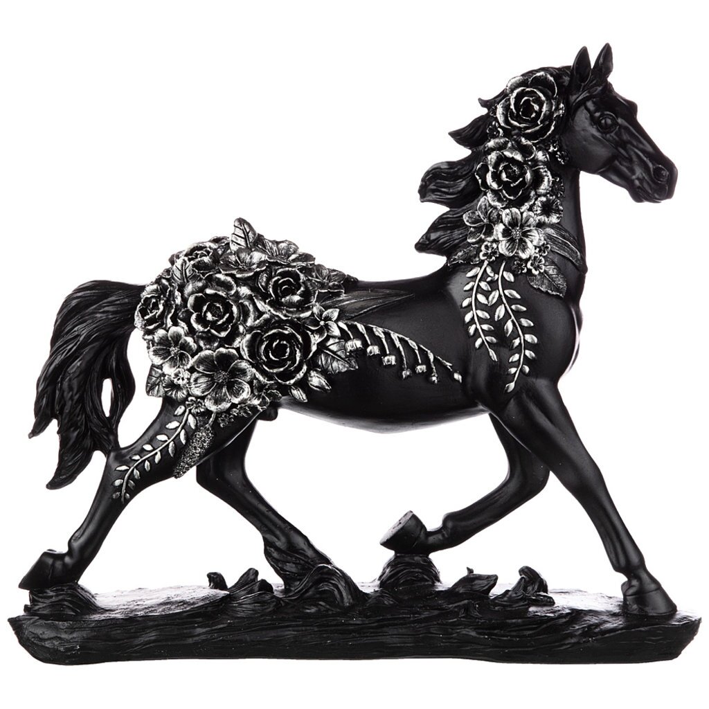 Статуэтка лошадь 35,5x11x32,5 см. коллекция flower fantasy, 146-1628