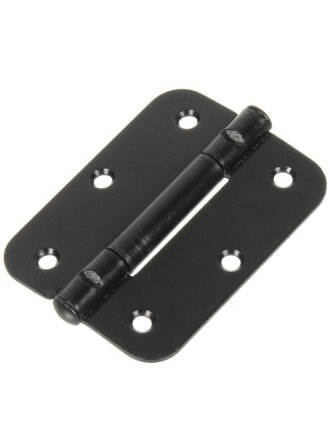 Петля накладная для деревянных дверей, БелТИЗ, 80 мм, ПН5-80У, черная