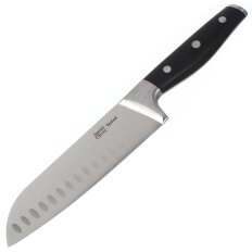 Нож кухонный Tefal, Jamie Oliver, сантоку, нержавеющая сталь, 18 см, рукоятка пластик, K2671844