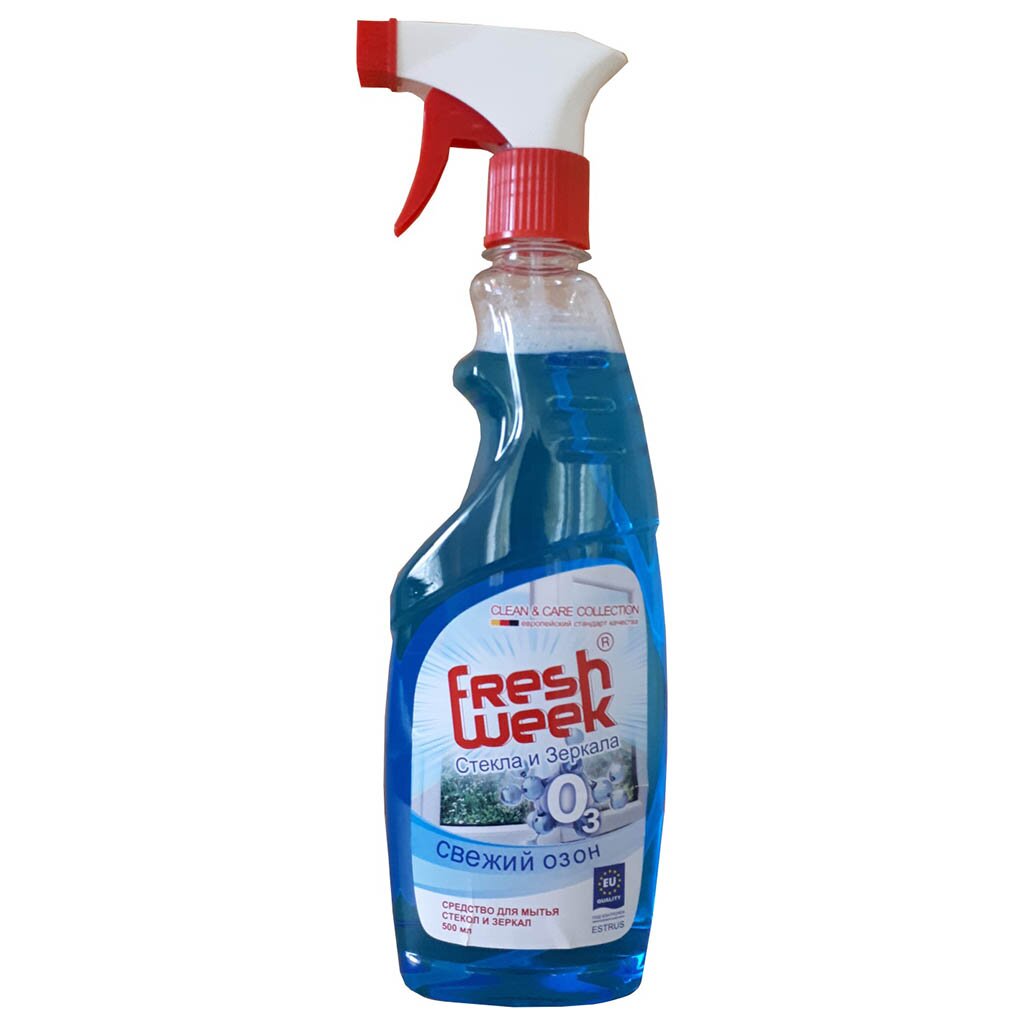 Средство для стекол Freshweek, Свежий озон, 500 мл, M-F-GM-03 ecvols средство гипоаллергенное для мытья стекол и зеркал без запаха 0 750