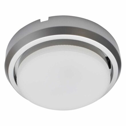 Светильник накладной светодиодный, General Lighting Systems, 50 Вт, GX53, IP20, 9.5х9.5х1.6 см, серебро, 661237