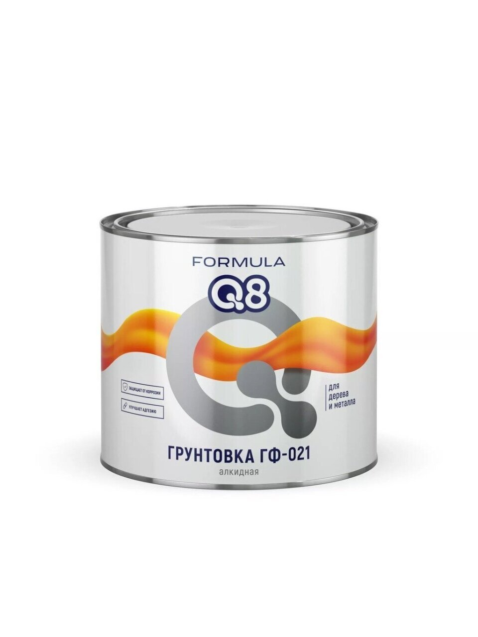 Грунтовка алкидная, Formula Q8, ГФ-021, красно-коричневая, 1.9 кг
