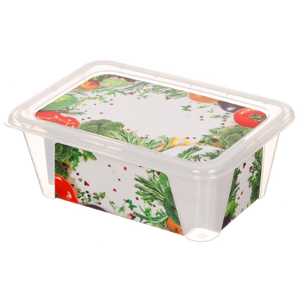 Конт д/СВЧ и заморозки 0,4л GREEN &amp;amp; RED С77105