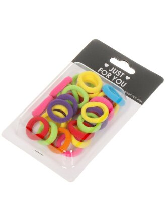 Резинка для волос Цветные, 25 шт, полиэстер, TS03-06