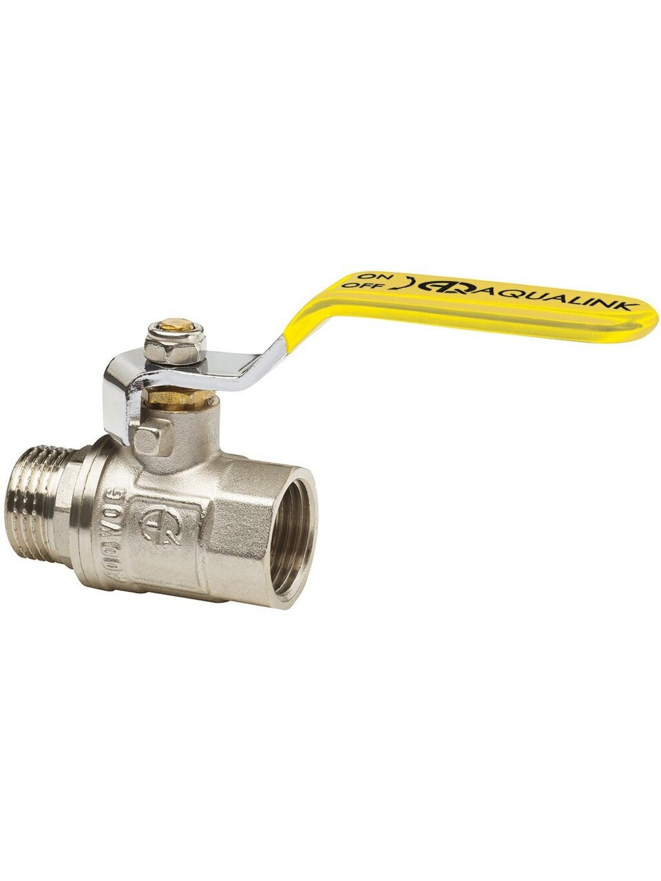 Кран для газа г-ш, 3/4&amp;quot;, ручка, AquaLink