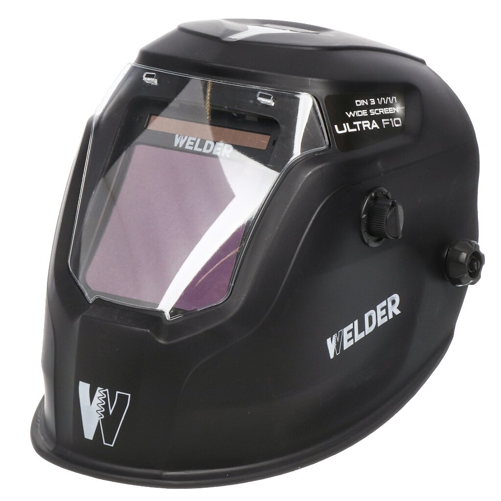 Маска сварочная хамелеон, Welder, Vision Ultra Ф10, 4 DIN, 13 DIN, поликарбонат, 103х90 мм