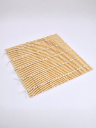 Коврик для приготовления роллов, бамбук, 24х24 см, Мультидом, BJ80-647