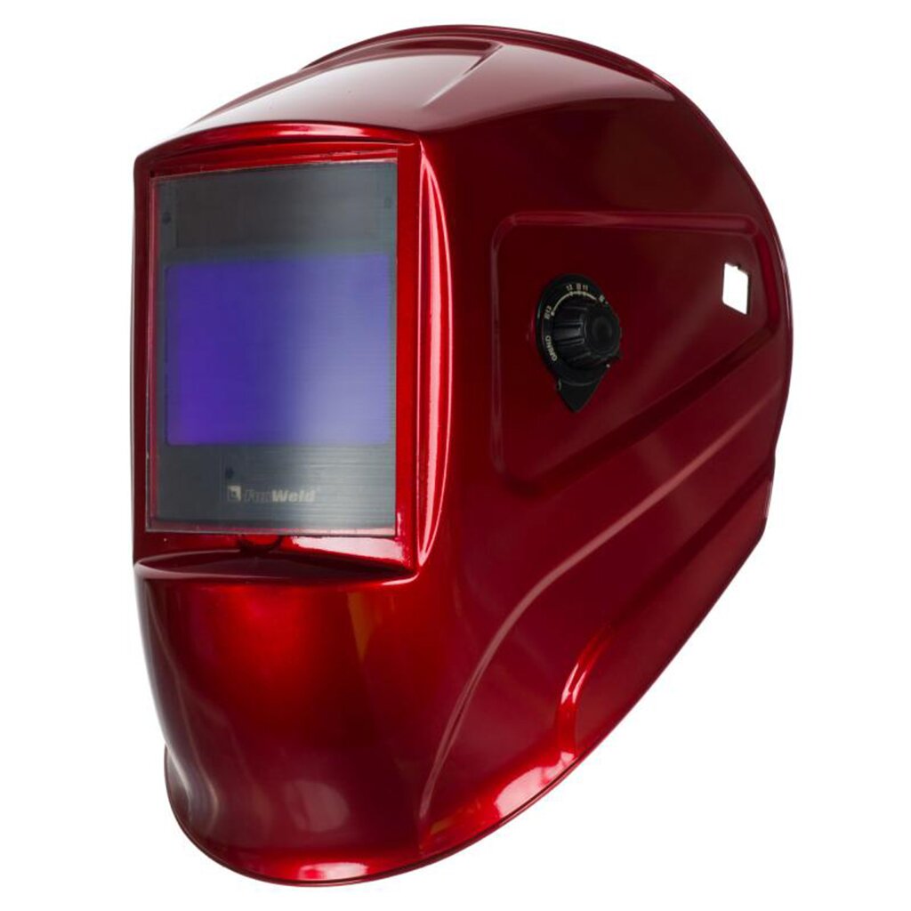 Маска сварщика хамелеон, с ручной регулировкой, FoxWeld, Gefest 9500V, 4 DIN, 13 DIN, красная, 5293 маска luckyboo future красная