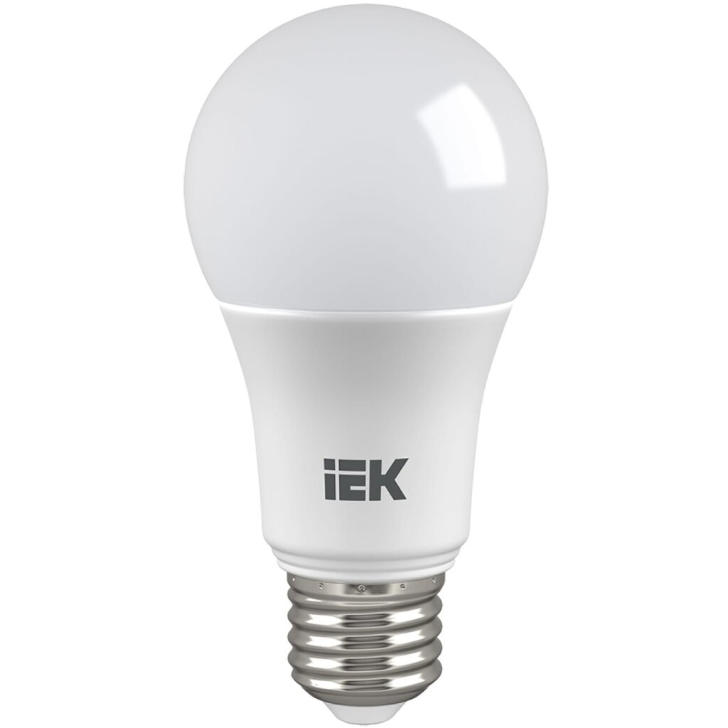 Лампа светодиодная E27, 20 Вт, 100 Вт, 230 В, груша, 3000 К, свет теплый белый, IEK, A60, LED лампа светодиодная e27 13 вт 75 вт 230 в груша 3000 к свет теплый белый iek a60 led