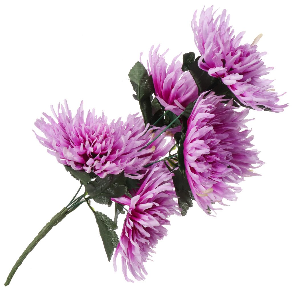 Цветок искусственный декоративный Астра, пасхальный, 49 см, фиолетовый, Y6-10354 ок искусственный декоративный розы 45 см бордовый y4 3509