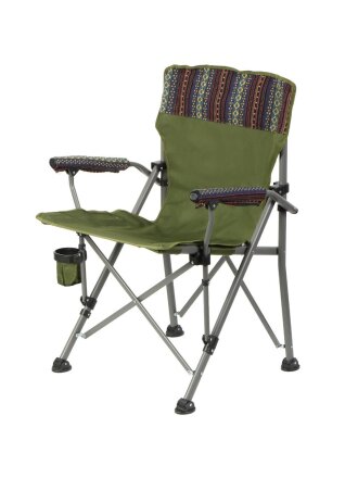 Кресло складное 67х66х94 см, Superb, зеленое, ткань, 120 кг, Green Days, YTBC082