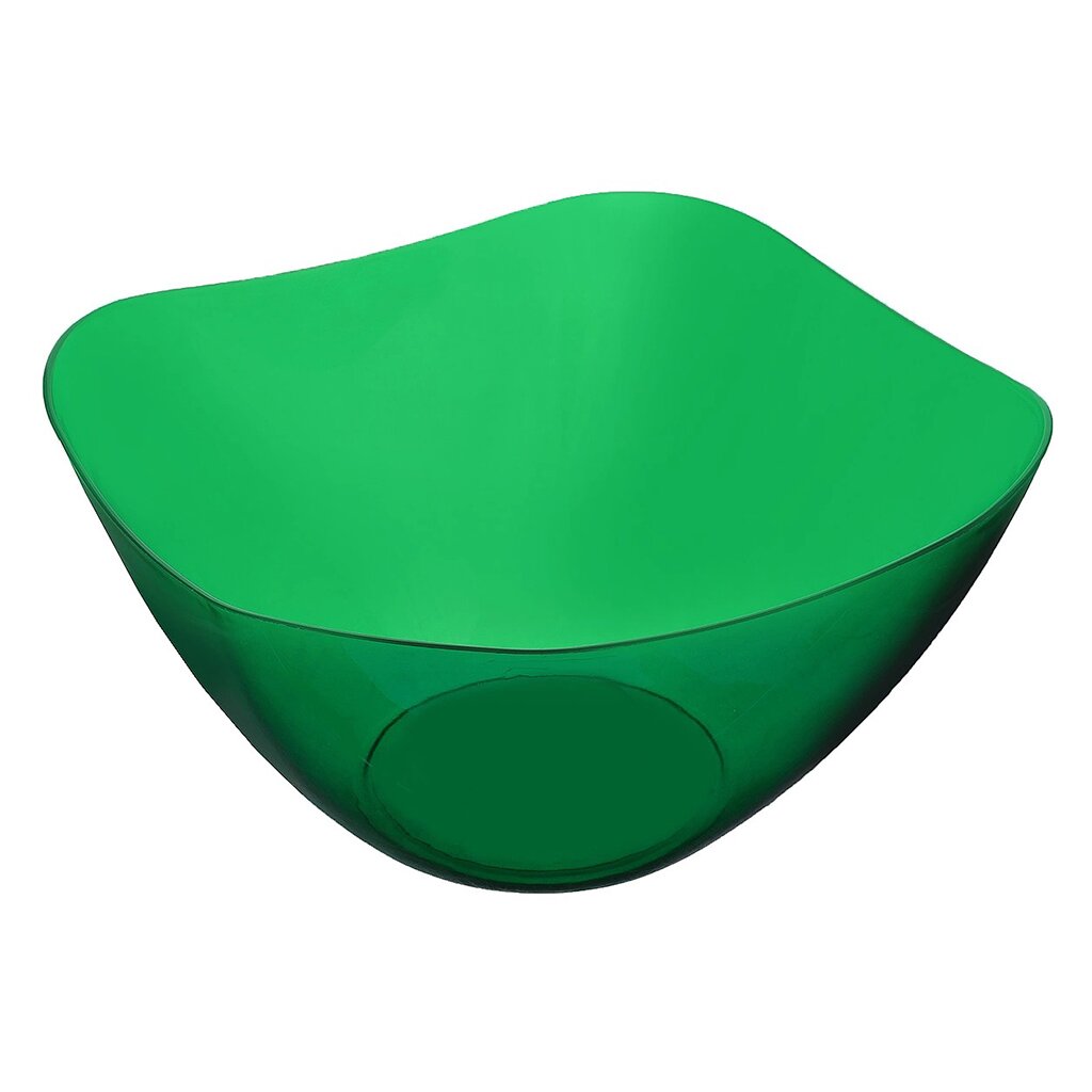 Салатник пластмассовый, 2000 мл, Ice ИК08111 зеленый Berossi