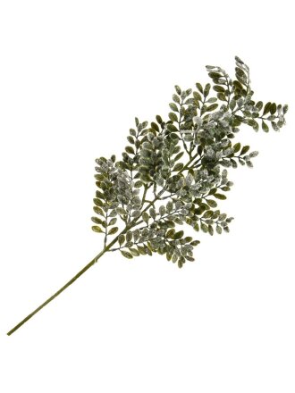 Ветка декоративная 60 см, искусственная заснеженная, Y4-9509