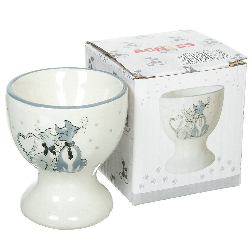 Подставка для яйца Agness Ля мур 490-364 керамическая, 5.5х5.5х6.5 см