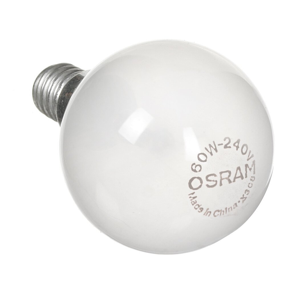 Лампа накаливания Osram Шар Clas B CL 60 Вт E14, матовая