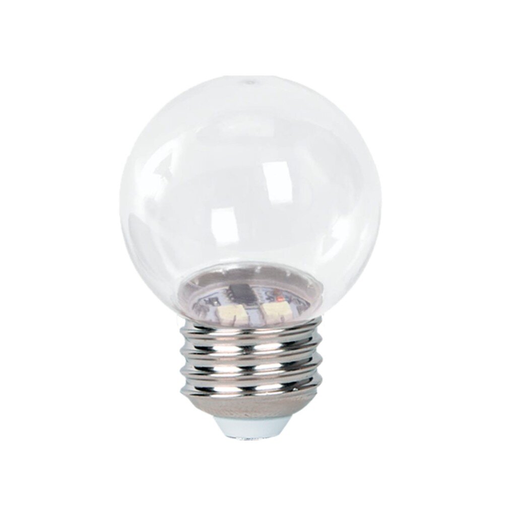 Лампа светодиодная E27, 3 Вт, шар, 2700 К, теплый белый свет, JazzWay, PLED- ECO, 5058279