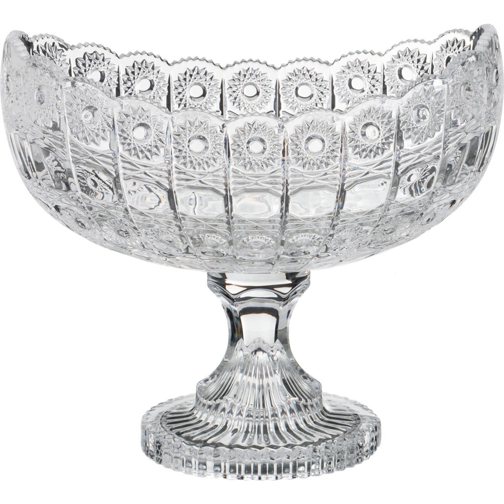 Фруктовница на ножке Muza crystal 26,5x16 см, высота : 23,5 см, 195-134