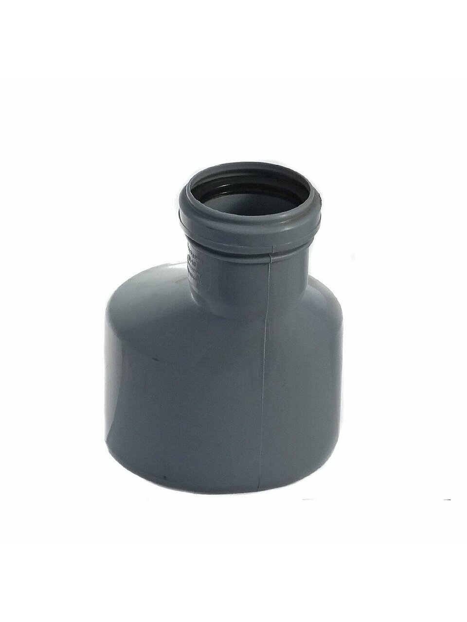 Редукция канализационная эксцентриковая, 110х75 мм, РосТурПласт, серая, 36424