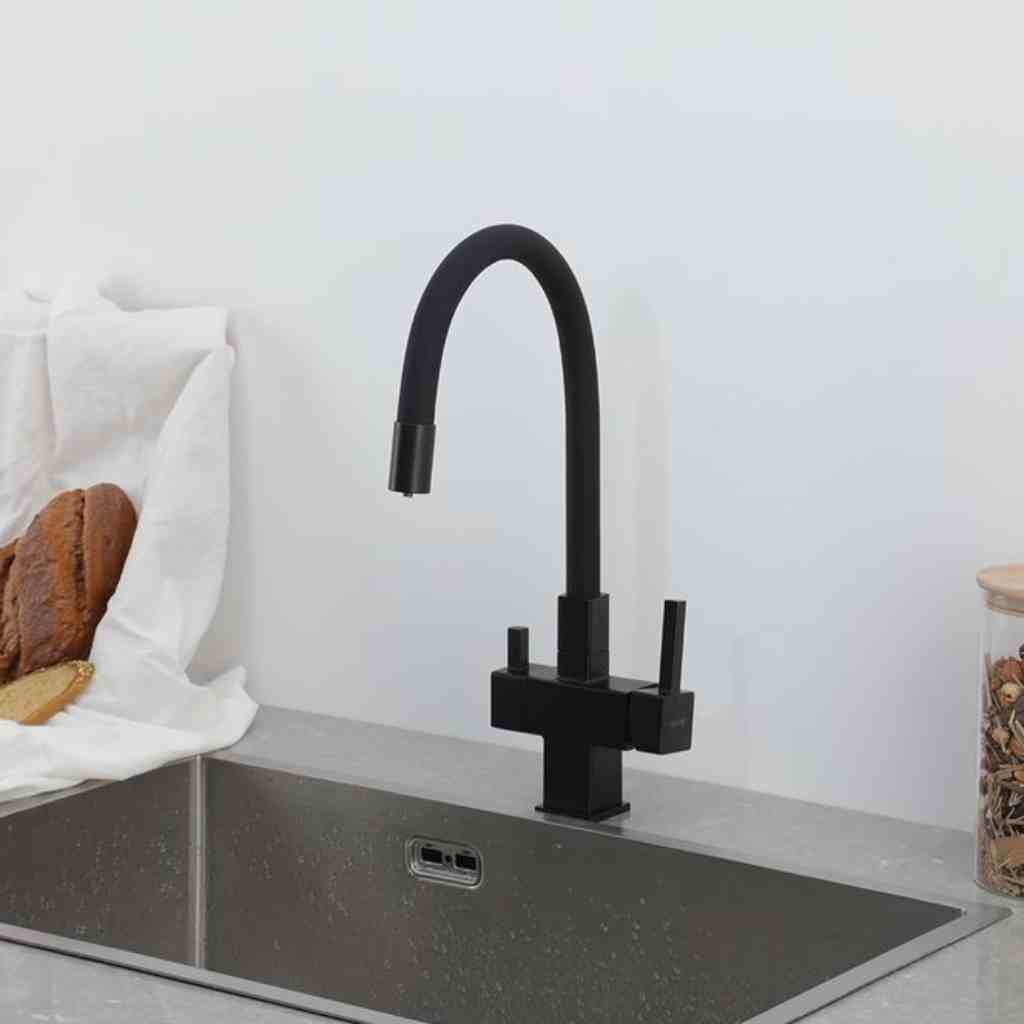 Смеситель для кухни, Gappo, гибкий излив, с картриджем, с подключением к фильтру, G4395-36 светодиодный кран для воды с подсветкой для кухни и ванной комнаты