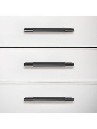 Ручка-скоба мебельная StahlBuro, AP2309-128, 2 шт., матовый черный, 16779