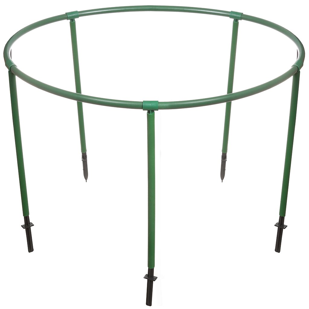 Опора кустодержатель, 80х50 см, зеленый, черный, Смородина+ кустодержатель круг репка