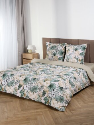 Постельное белье 2-спальное, простыня 215х240 см, 2 наволочки 70х70 см, пододеяльник 175х210 см, Для Snoff, поплин, Джианна