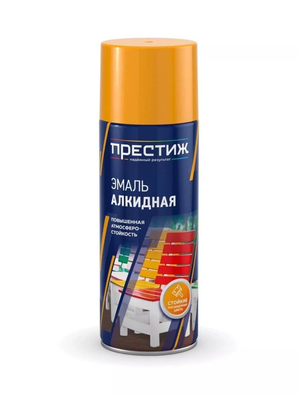 Эмаль аэрозольная, Престиж, универсальная, алкидная, глянцевая, бирюзовая, 520 мл