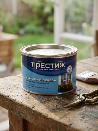 Эмаль Престиж, ПФ-115, алкидная, глянцевая, кремовая, 0.4 кг
