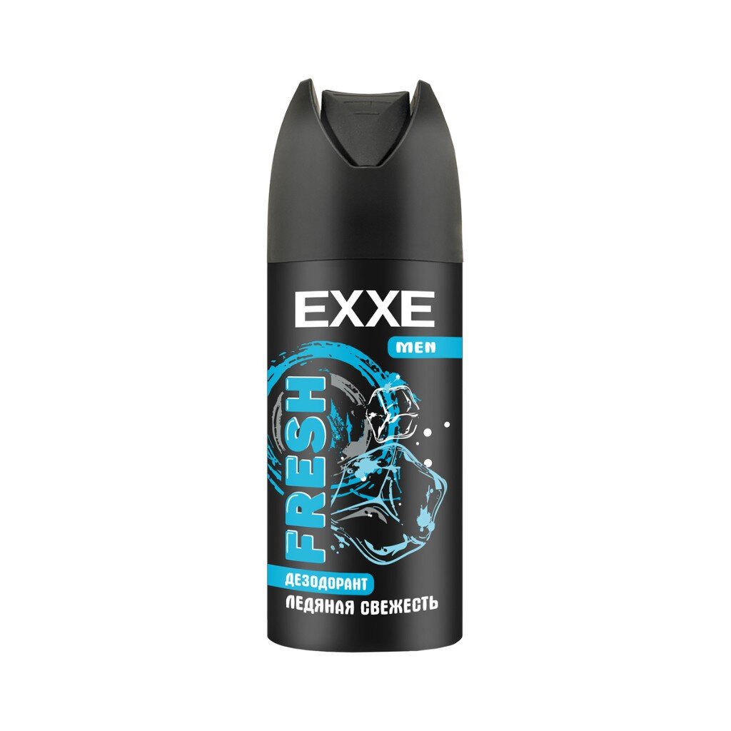 Дезодорант Exxe, Men, Fresh, для мужчин, спрей, 150 мл garnier дезодорант антиперспирант спрей mineral чистота нон стоп антибактериальный защита 48 часов