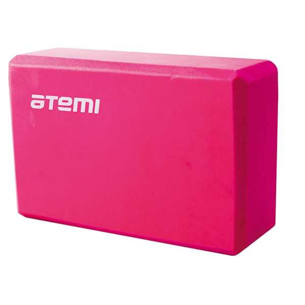Блок для йоги Atemi, AYB01P, 225х145х75, розовый, 00000106827