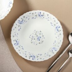 Тарелка десертная, стеклокерамика, 19 см, круглая, Эдем, Daniks, LHP 75/1059