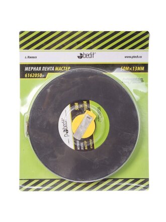 Мерная лента 50 м, фибергласс, 13 мм, Политех, Мастер, 6162050