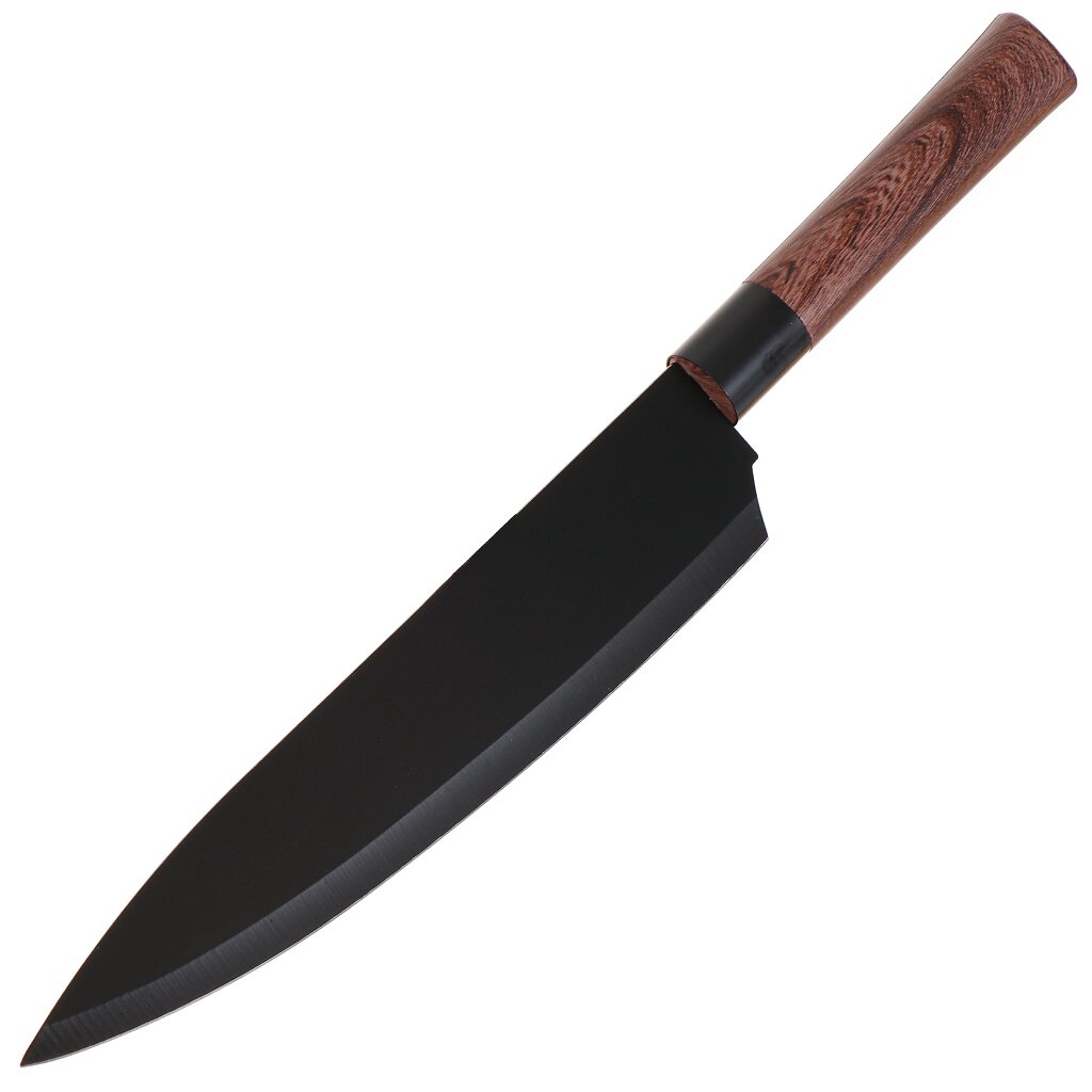 Нож кухонный Daniks, Геркулес, шеф-нож, нержавеющая сталь, 20 см, рукоятка пластик, YW-A341C-CH хлопья мистраль 400 г геркулес фермерский